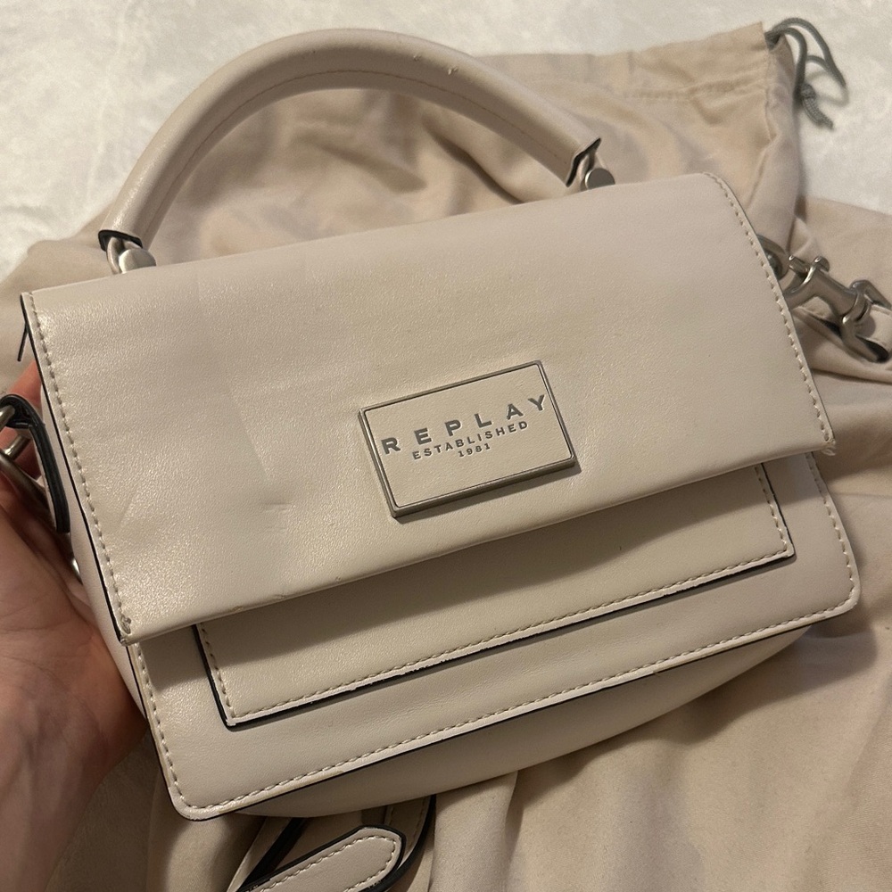 Replay Beige Crossbody Bag